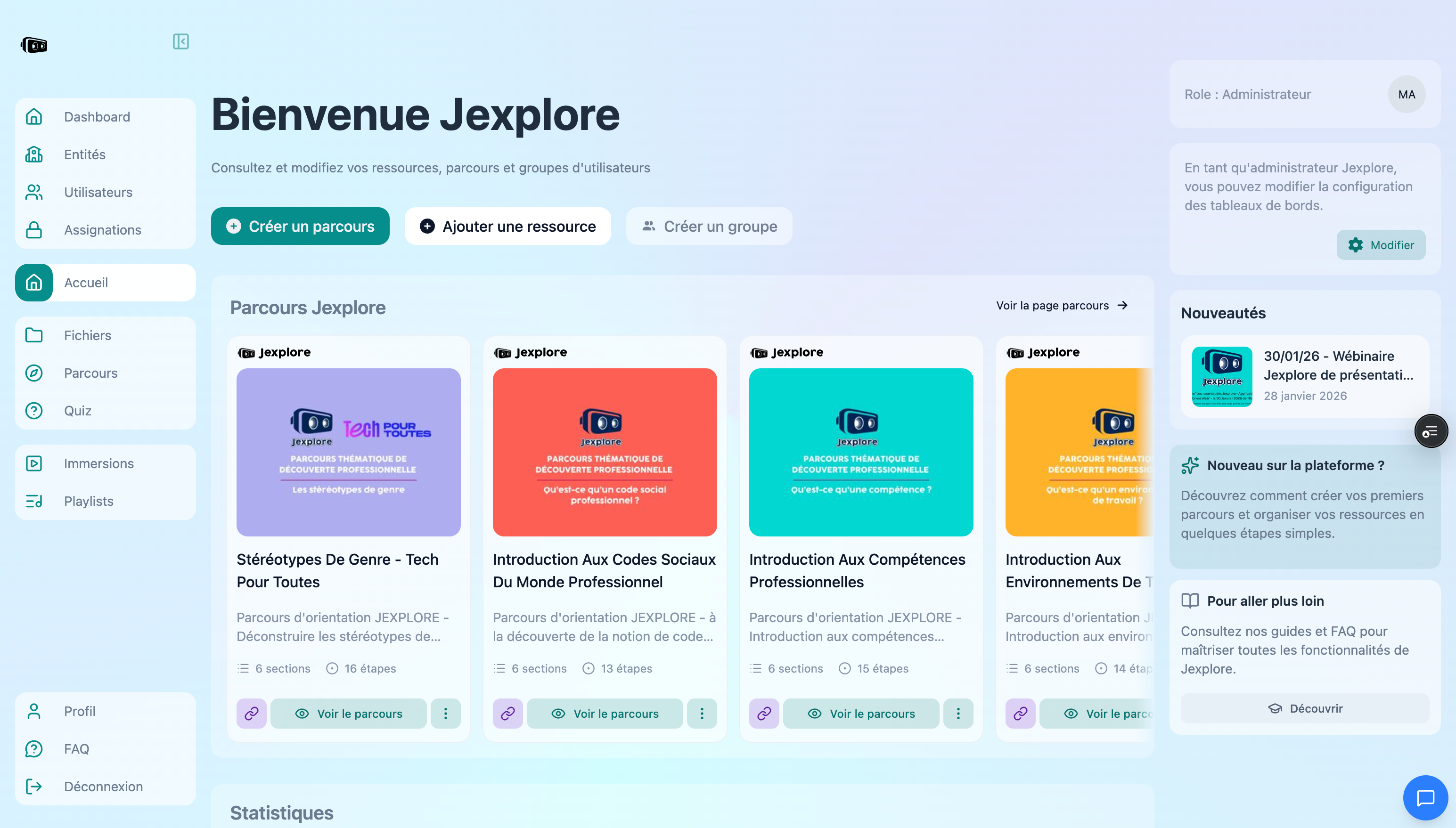 Jexplore Platform